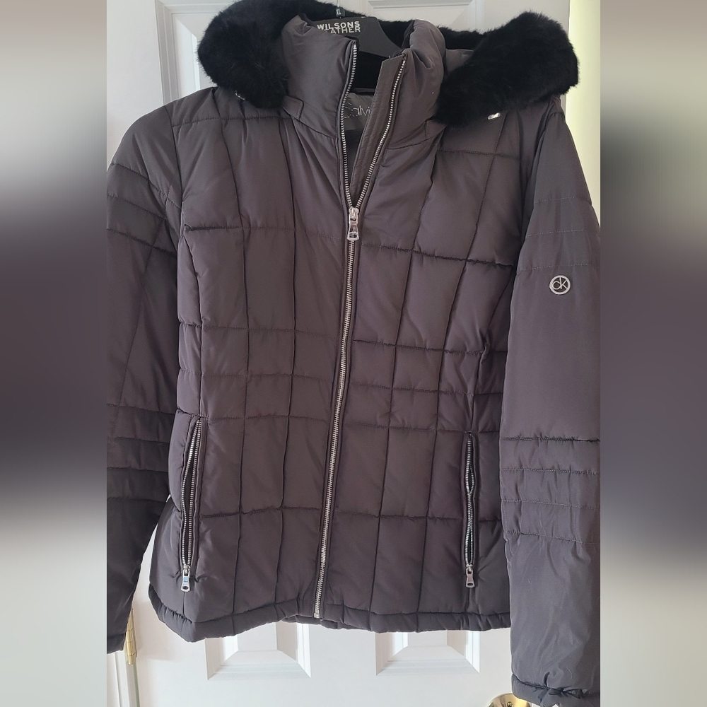 Calvin Klein Dark Gray Puffer Jacket